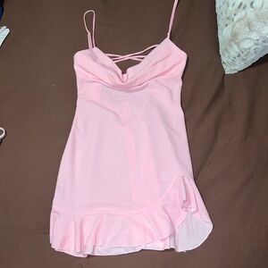 Lucy in the Sky Pink Strappy Dress